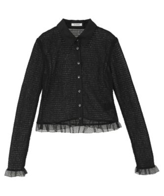 GATHERED MESH SHIRTS 10122－4063