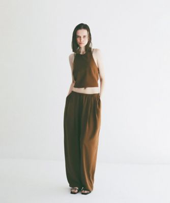 DRAWSTRING LOOSE TUCK PANTS 10110ー