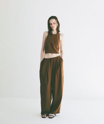DRAWSTRING LOOSE TUCK PANTS 10110ー