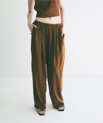 DRAWSTRING LOOSE TUCK PANTS 10110ー
