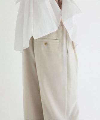 DRAWSTRING LOOSE TUCK PANTS 10110ー