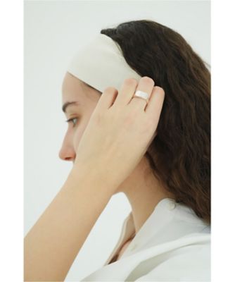 ＜CLANE (Women)＞ＬＡＶＥＲ　Ｒｅｃｔａｎｇｌｅ　Ｓｉｇｎｅｔ　Ｒｉｎｇ　７０１３６ー８３８３