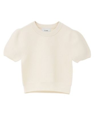 PUFF SLEEVE COMPACT KNIT TOPS 10106