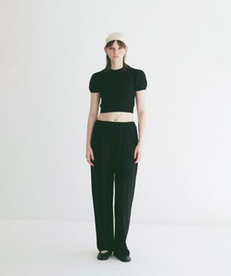 PUFF SLEEVE COMPACT KNIT TOPS 10106