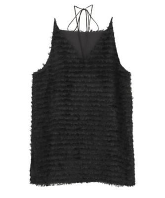 W FACE FEATHER CAMI TOPS 11122ー4003