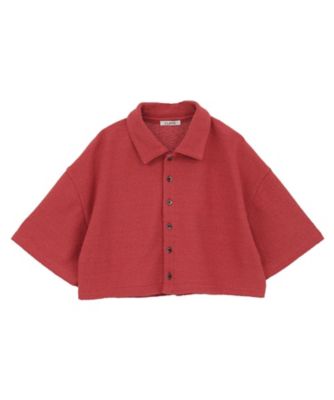 CRISP CROPPED POLO TOPS 11105ー1053
