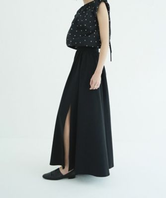 SLIT FLARE SKIRT 11109ー6003 | CLANE (Women