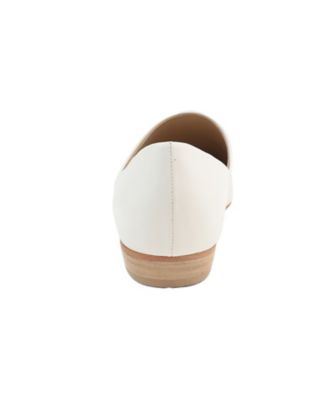 SIDE CUT STACKED FLAT SHOES 11115ー