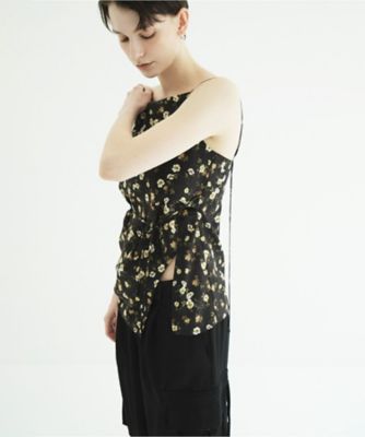 MABEL FLOWER DRAPE CAMI TOPS 11122ー
