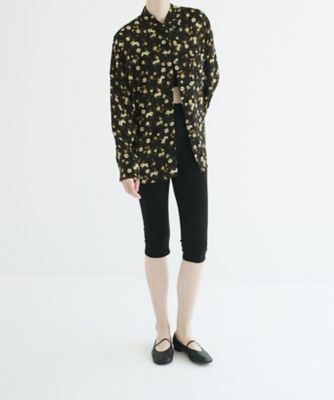 CLANE (Women)/クラネ ＭＡＢＥＬ　ＦＬＯＷＥＲ　ＳＨＩＲＴ　１１１２２ー４０９３