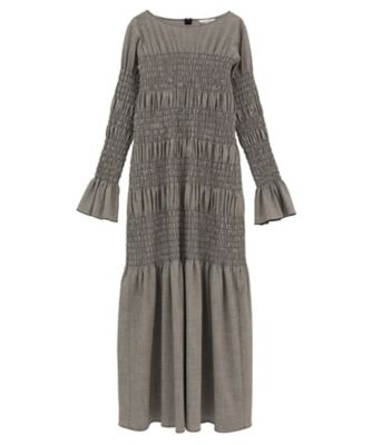 SHIRRING LONG ONEPIECE 11112ー5203