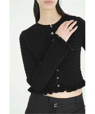 SHIRRING BUTTON TOPS 11122ー4103