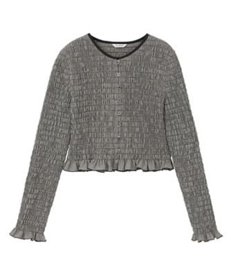 SHIRRING BUTTON TOPS 11122ー4103