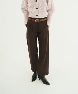 LOW WAIST TUCK STRAIGHT PANTS 11110