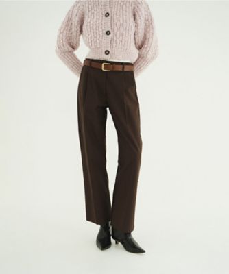 LOW WAIST TUCK STRAIGHT PANTS 11110