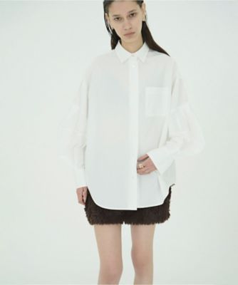 MIX MESH GATHER SKIRT 10109ー6143