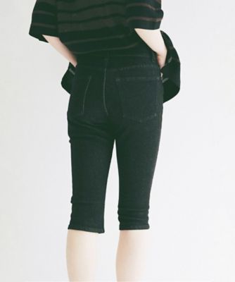 DENIM CAPRI PANTS 10111ー7453 | CLANE