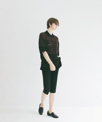 DENIM CAPRI PANTS 10111ー7453 | CLANE