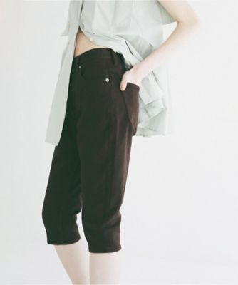 DENIM CAPRI PANTS 10111ー7453 | CLANE