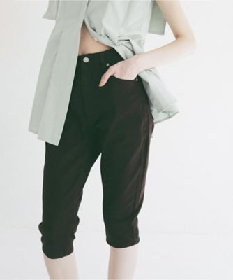 DENIM CAPRI PANTS 10111ー7453 | CLANE