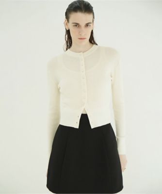 CLANE ミックスカラーニットトレンカ＋カーディガンセット CLANE ミックスカラーニットトレンカ＋カーディガンセット BUTTON