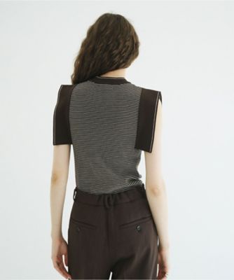 SQUARE SLEEVE KNIT TOPS 11106ー2003