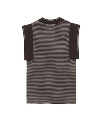 SQUARE SLEEVE KNIT TOPS 11106ー2003