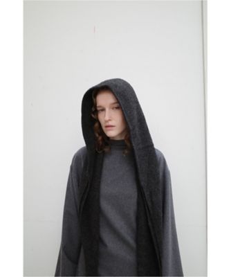 YAK KNIT HOODED MUFFLER 11136ー8063