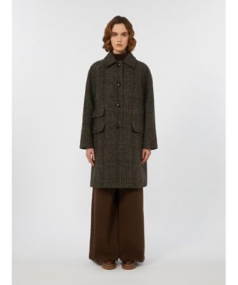 ＜Weekend Max Mara (Women) ＞【送料無料】ピトーネ　ピュアウールツイード　ミディ　コート　５０１６１１５２０６