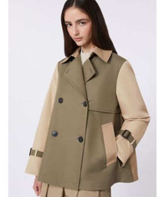 ビリア ショート トレンチコート 5021056106 | Weekend Max