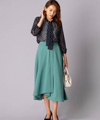 ドットシフォンブラウス 三越伊勢丹オンラインストア 公式