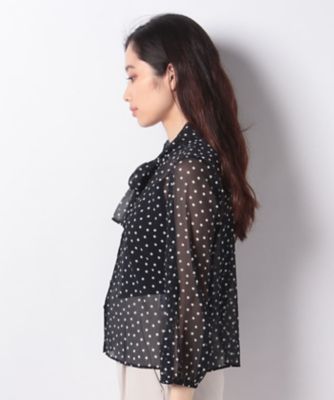 ドットシフォンブラウス 三越伊勢丹オンラインストア 公式