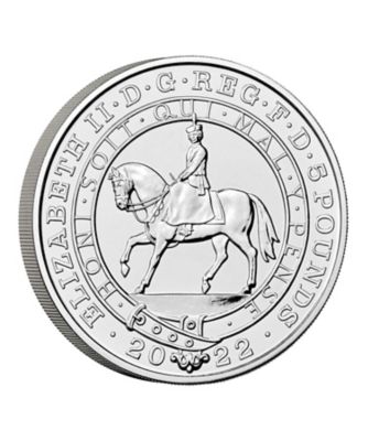 ＜ROYALMINT/ロイヤルミント＞★エリザベス女王プラチナジュビリー記念５ポンド白銅貨