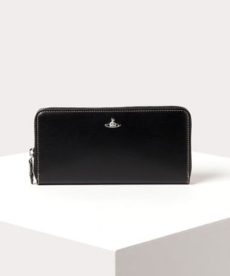 ＜Vivienne Westwood ACCESSORIES (Men)＞インサイドカラー　ラウンドファスナー長財布