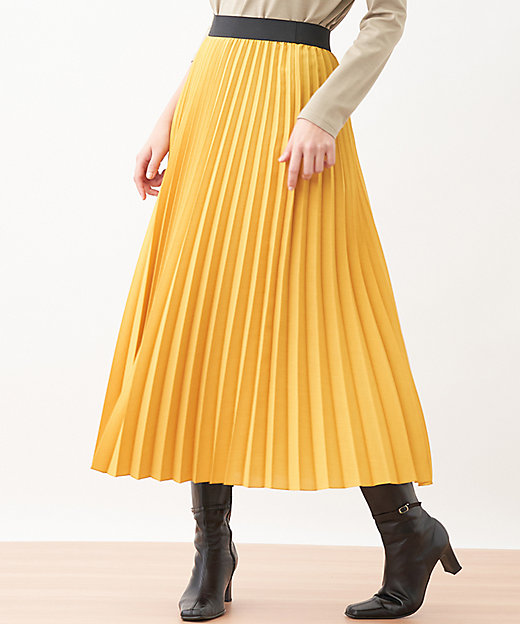 【SALE】ロングプリ-ツスカート オウドイロ ロングスカート