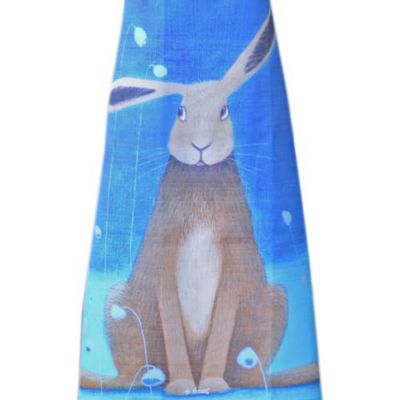 ★コットンエプロン　Ｈａｒｅ　Ｂｅｌｌｓ　ＣＡ６５６