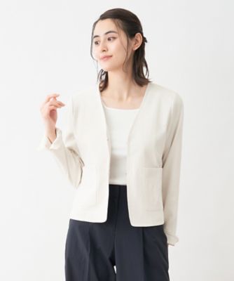 ｖネックノーカラージャケット 三越伊勢丹オンラインストア 公式