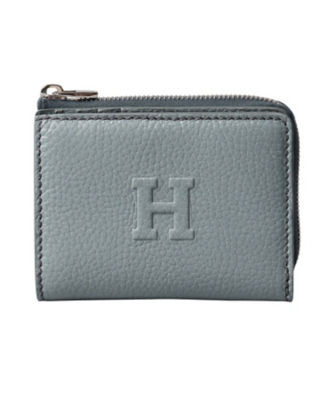 どうぞよろしくお願いいたします【未使用】HIROFU ヒロフ ソープラ二つ折り財布 フォググリーン