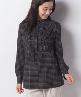 チェック柄ブラウス 三越伊勢丹オンラインストア 公式