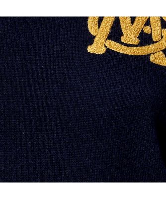 ＧＭサガラ刺繍カシミヤ混Ｖネックセーター