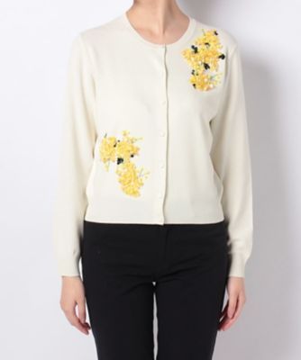 ビーズ刺繍ニットカーディガン 三越伊勢丹オンラインストア 公式