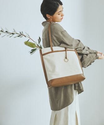 レザーコンビ キャンバス ａ４トートバッグ 三越伊勢丹オンラインストア 公式