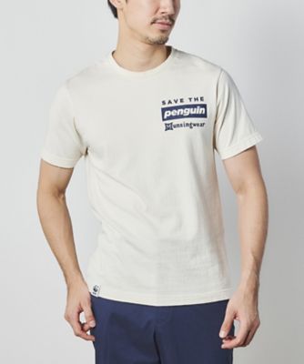 Munsingwear/マンシングウェア 【ＳＡＶＥ　ＴＨＥ　ＰＥＮＧＵＩＮ／ＥＣＯ】オーガニックコットンクルーネックＴシャツ