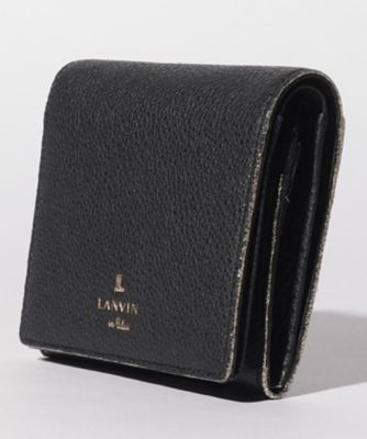 メラニー　二つ折りＢＯＸ財布　ペールブルー３