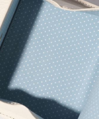 メラニー　二つ折りＢＯＸ財布　ピンクベージュ３