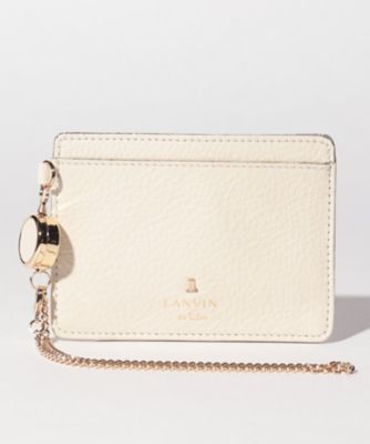 ＜LANVIN en Bleu (Bag&SLG)＞メラニー　リール付きパスケース　ピンク３