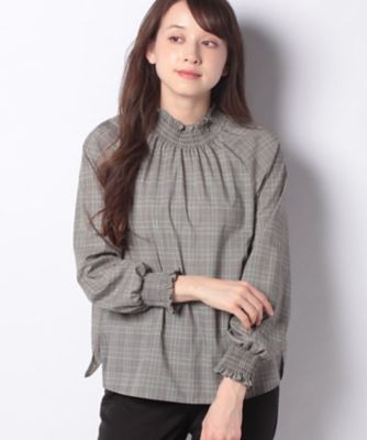 チェック柄ブラウス 三越伊勢丹オンラインストア 公式