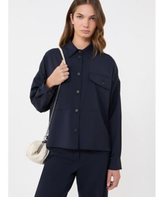 ＜Weekend Max Mara (Women) ＞ムリーノ　ウール　クロス　クロップド　ジャケット　５０４１０２６１０６