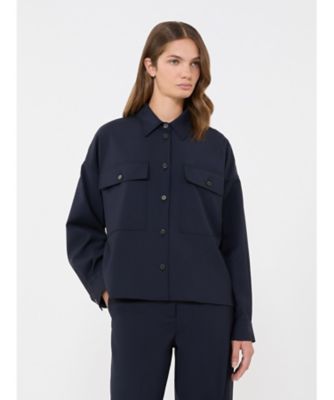 ムリーノ ウール クロス クロップド ジャケット 5041026106