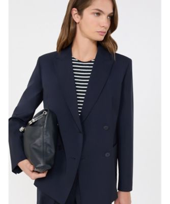 ＜Weekend Max Mara (Women) ＞スィンニア　ストレッチ　ウール　ダブルブレスト　ジャケット　５０４１０３６１０６